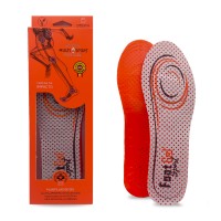 PALMILHA FOOTGEL MULTISPORT - BRANCO/LARANJA